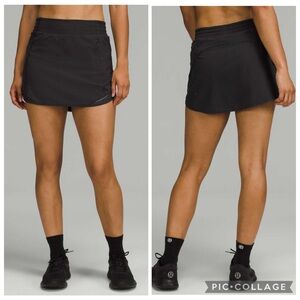 Lululemon Hotty Hot High-Rise Skirt Black Size 2